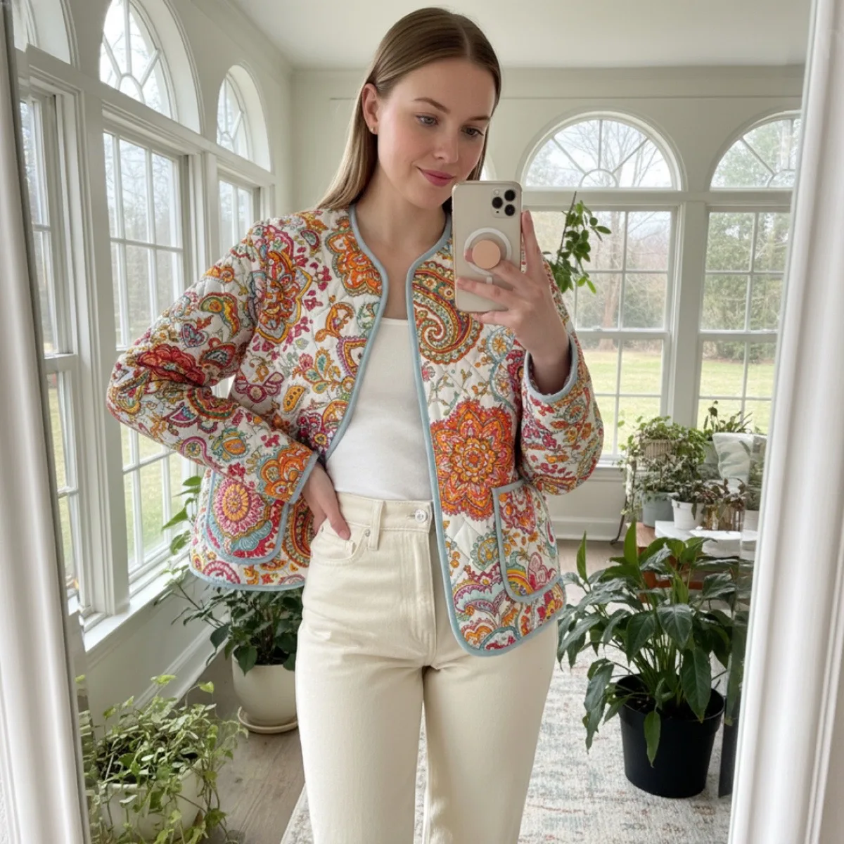 Rosa Quilted Jacket II view 3